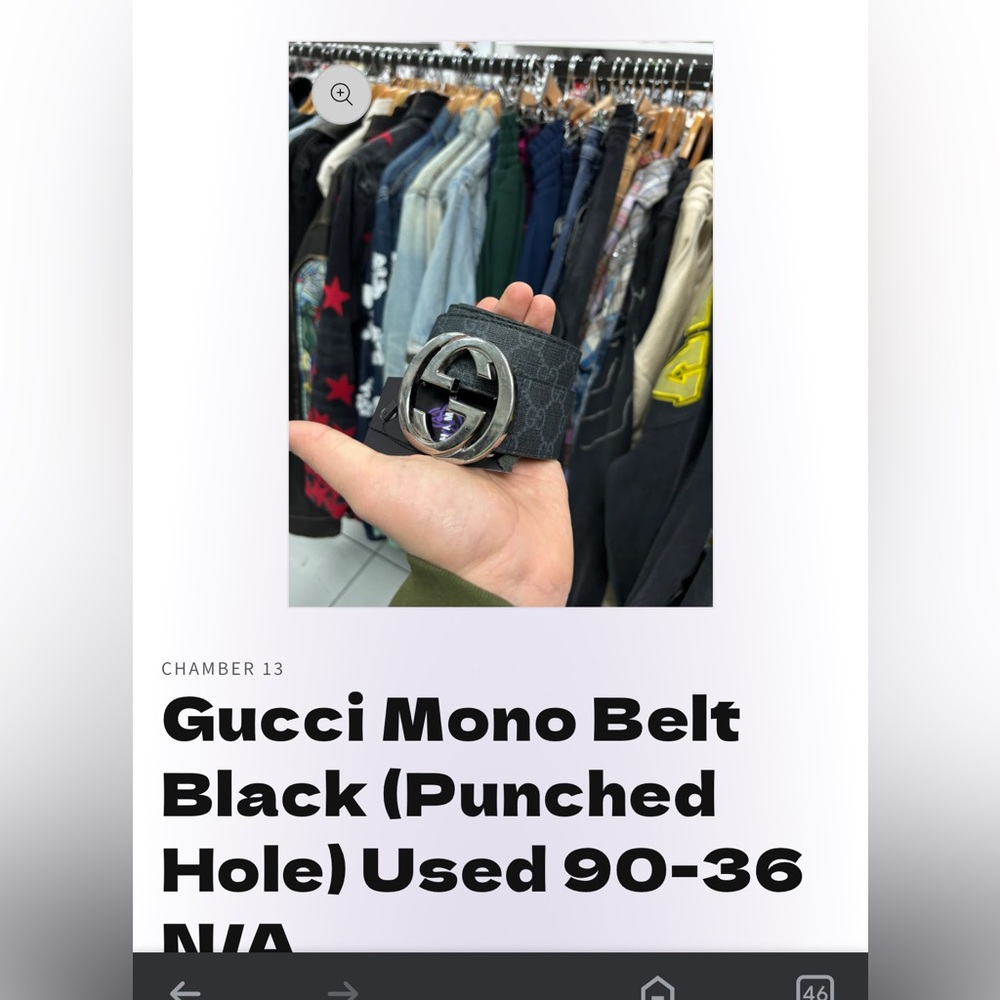 Gucci belt